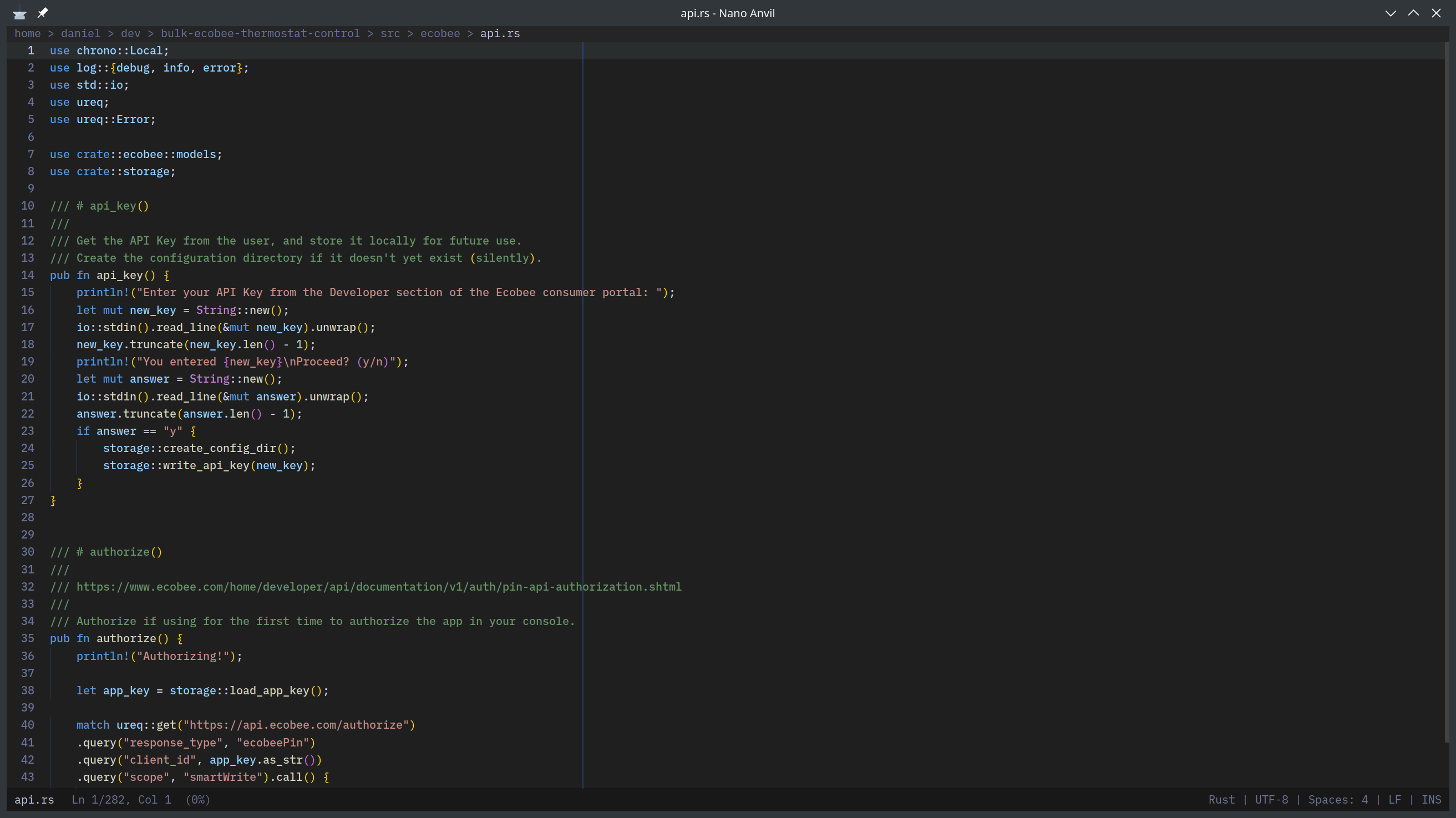 Nano Anvil screenshot